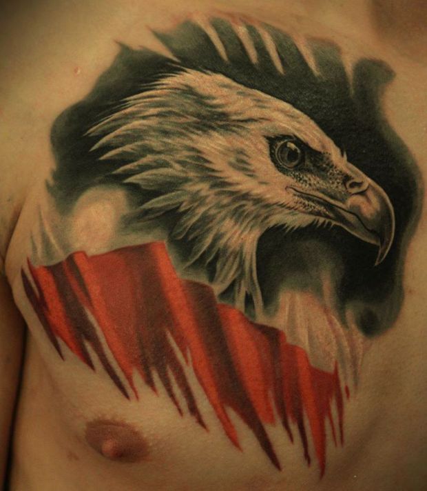 Polskie tatuaże | orzeł