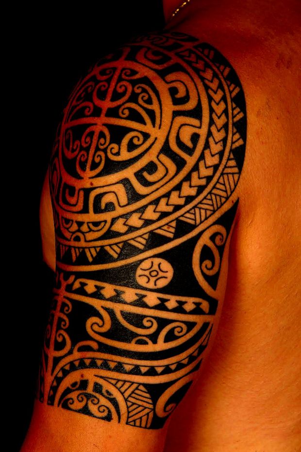 maori tatuaż plemienny