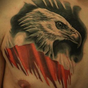 Polskie tatuaże | orzeł